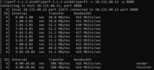 using iperf to test bandwidth how to install hping3 on windows